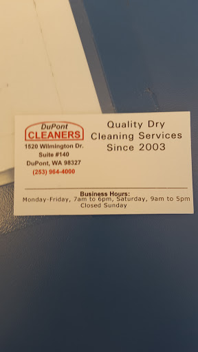 Dry Cleaner «Dupont Cleaners», reviews and photos, 1520 Wilmington Dr # 140, DuPont, WA 98327, USA