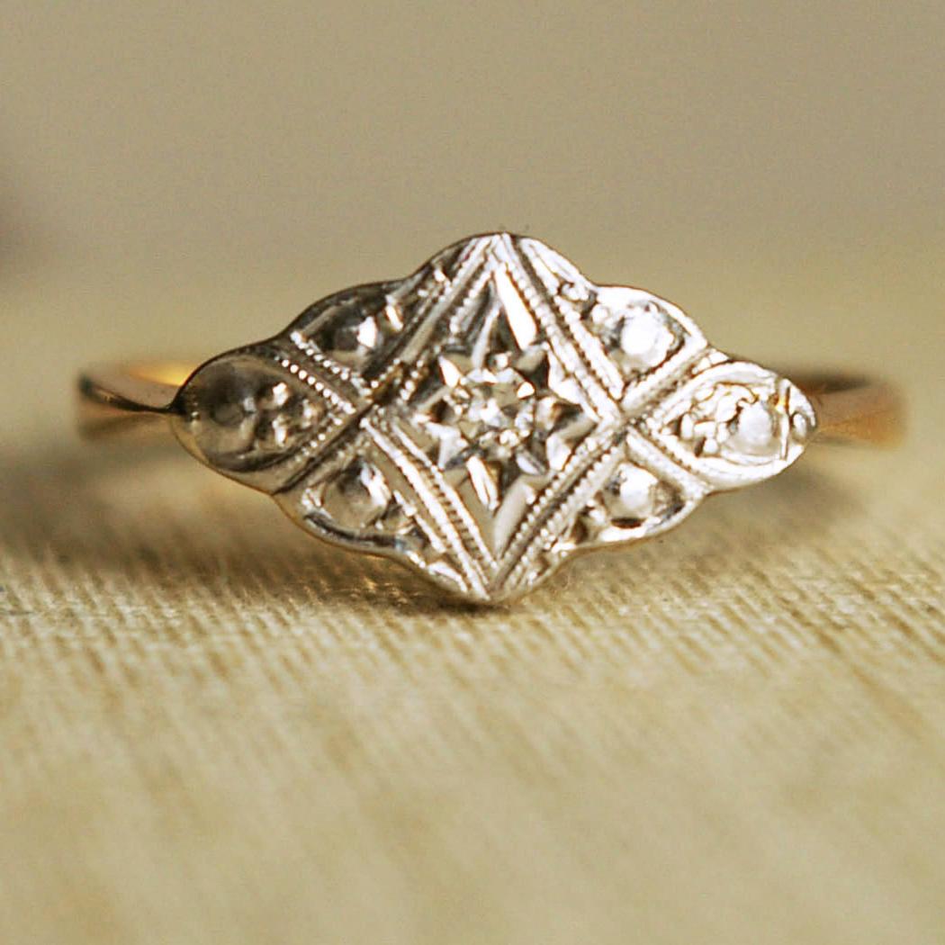 Vintage Diamond Engagement