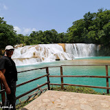 Cascatas Àgua Azul a caminho de Palenque, México