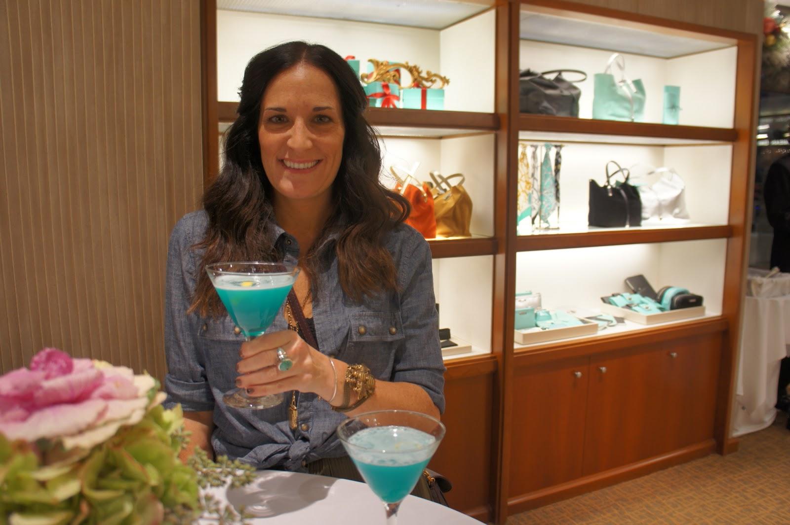 Tiffany Blue cocktails.
