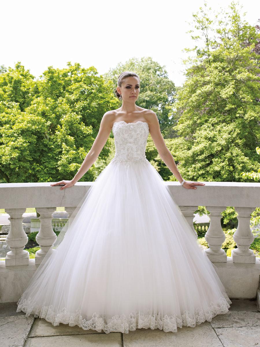Strapless Tulle Ball Gown