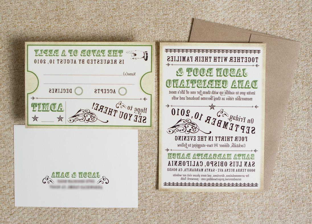 Rustic and fun, this invite is