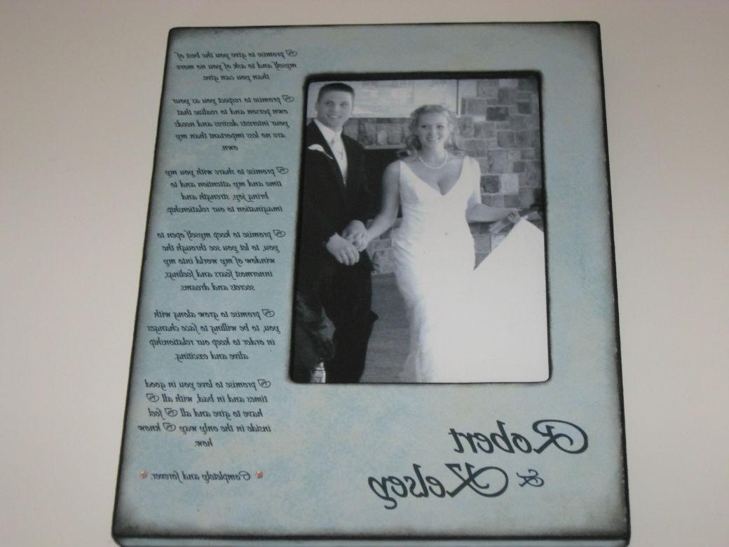 Wedding Vows 4x6 Photo Frame