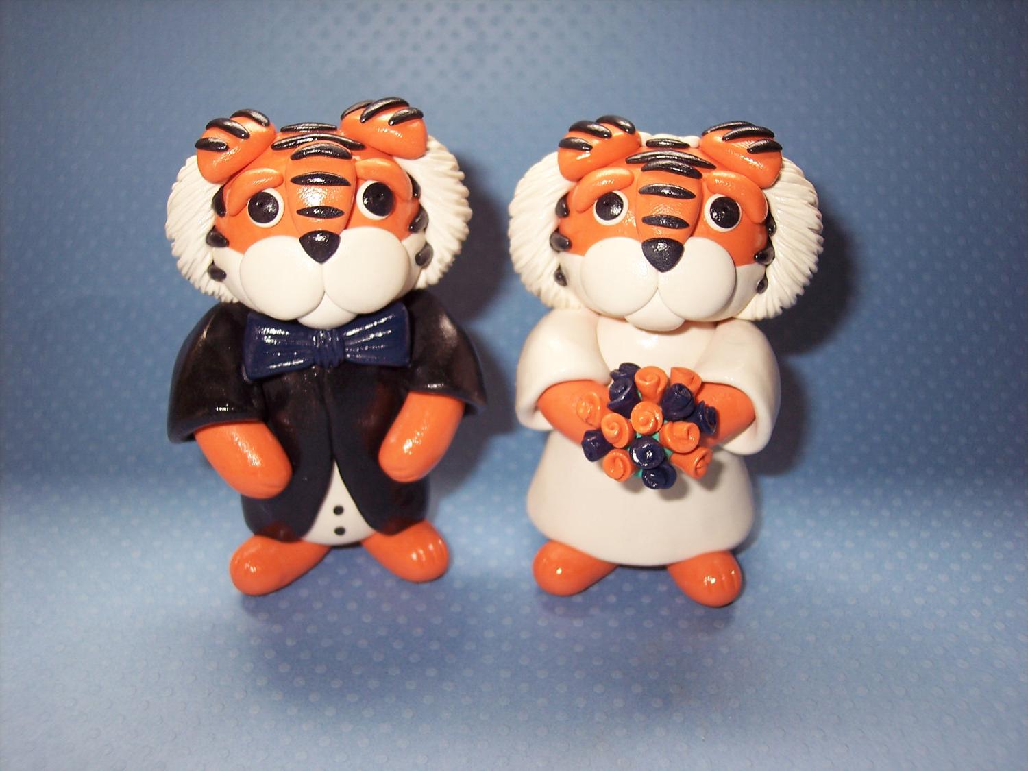 Auburn Wedding Cake Topper