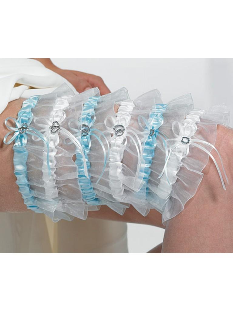 Ring Bridal Garter  Blue 