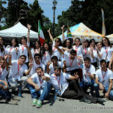 BAKU-AZERBAIJAN-July 5, 2013-Paddock for the UIM F2 H2O Grand Prix of Baku in front of the Baku Boulevard facing the Caspian Sea.Picture by Vittorio Ubertone