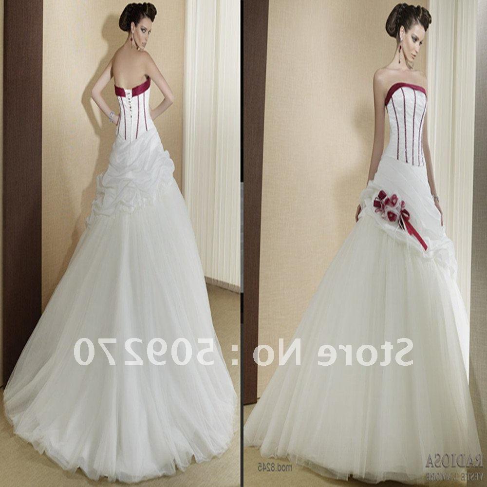 Wholesale Novel Design Special Beautiful Flower Lady Red And White Wedding