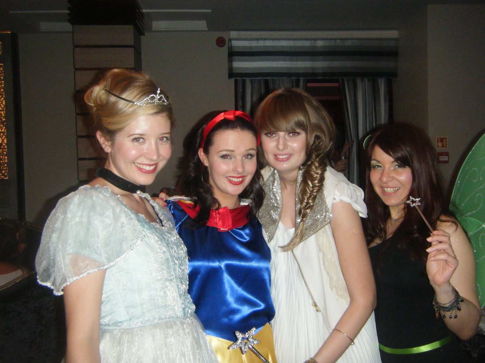 With Cinderella and Snow White