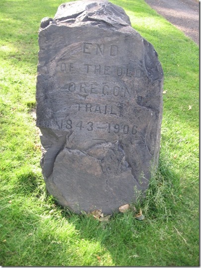 IMG_6549 End of the Oregon Trail Marker in The Dalles City Park in The Dalles, Oregon on June 10, 2009