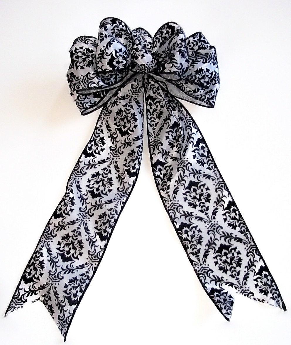 Damask Bows for Weddings, Pew