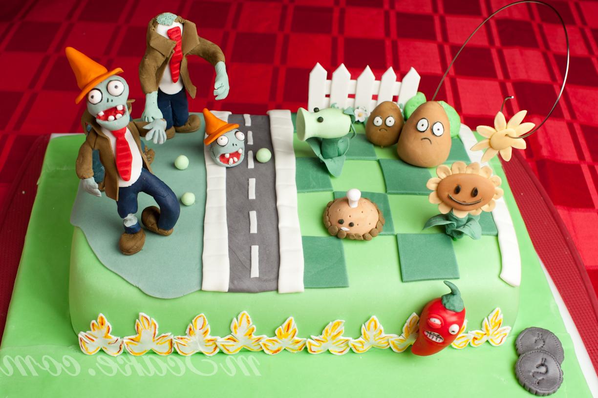 Plants vs Zombies Cake