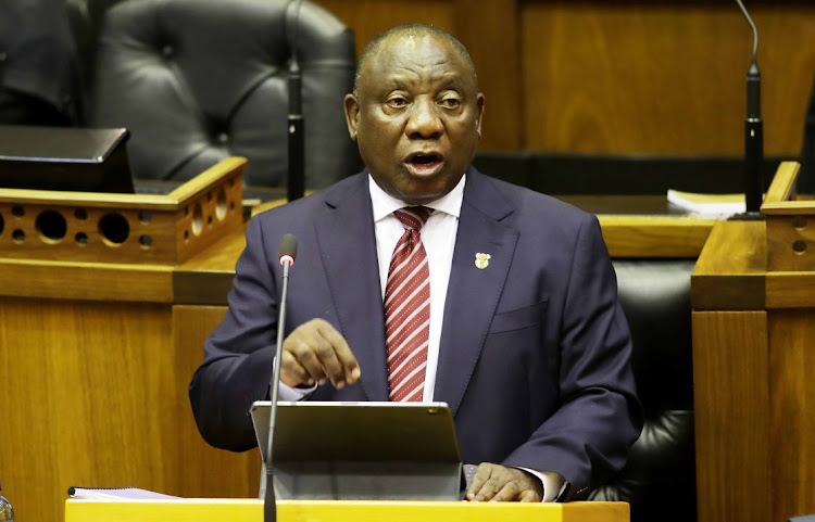 President Cyril Ramaphosa Date: October 15, 2020.