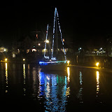 The lighted boat parade.
