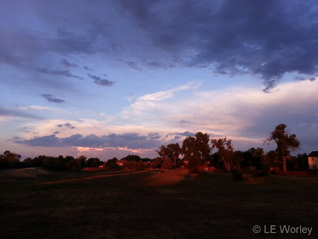 July 3, 2014 - A gorgeous July sunset. (LE Worley)