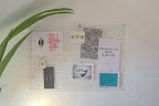 DIY wire mesh memo wall