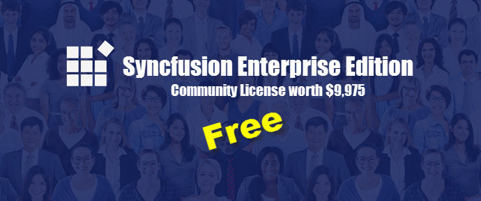 Syncfusion Enterprise Edition (Community License), www.kunal-chowdhury.com