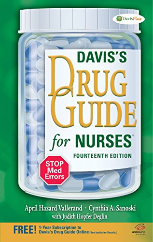 Free Ebook - Davis's Drug Guide for Nurses