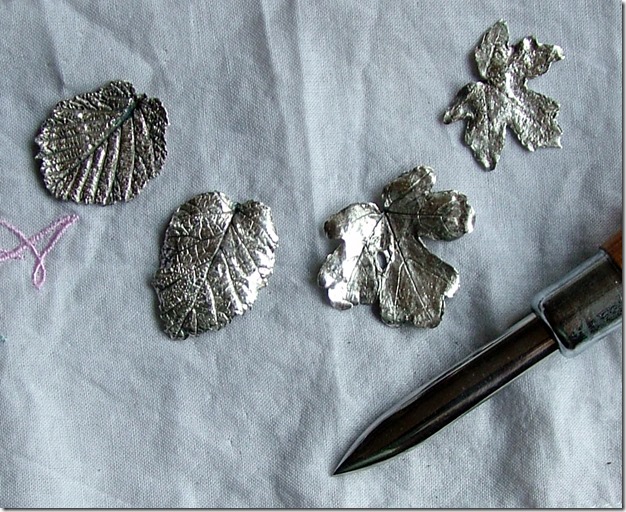 Silver leaves finished