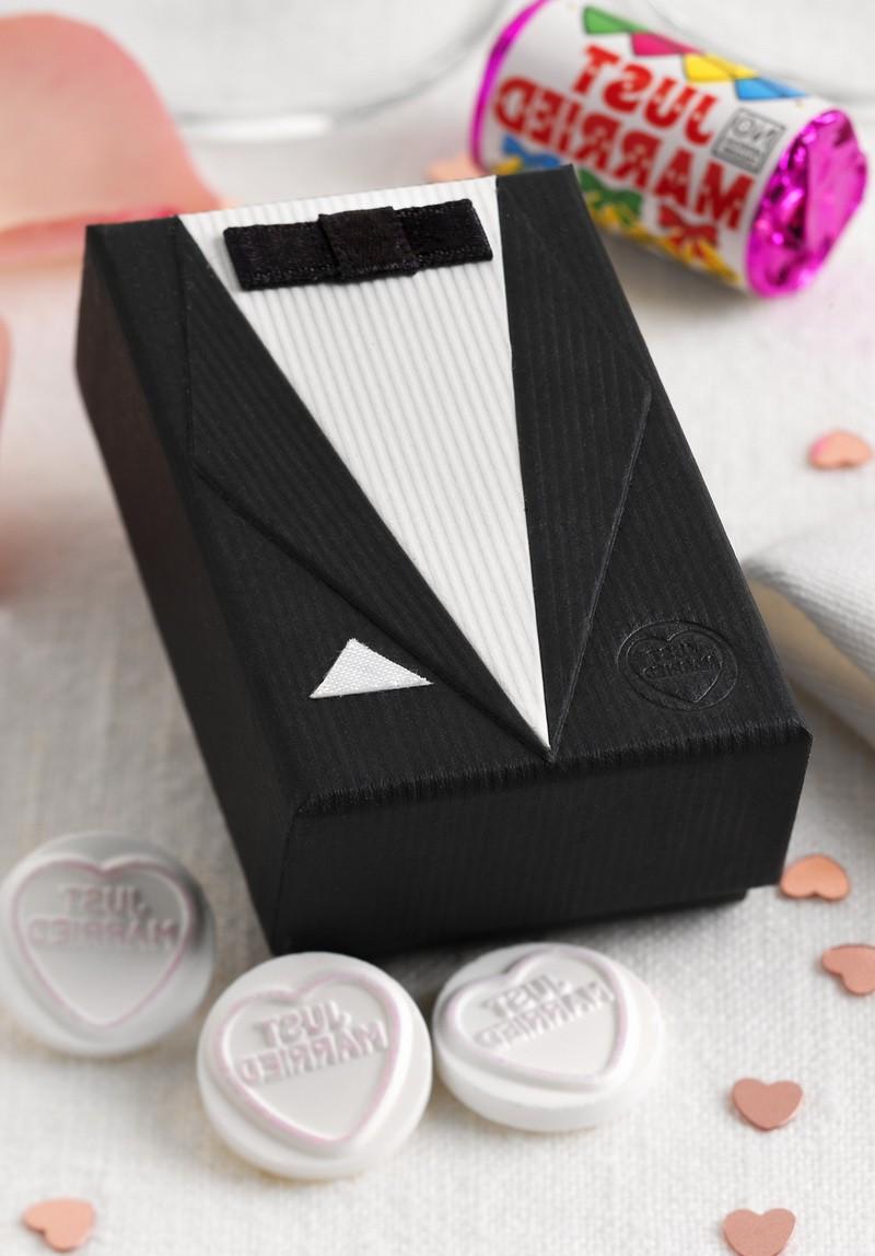 Tuxedo Wedding Favour Box