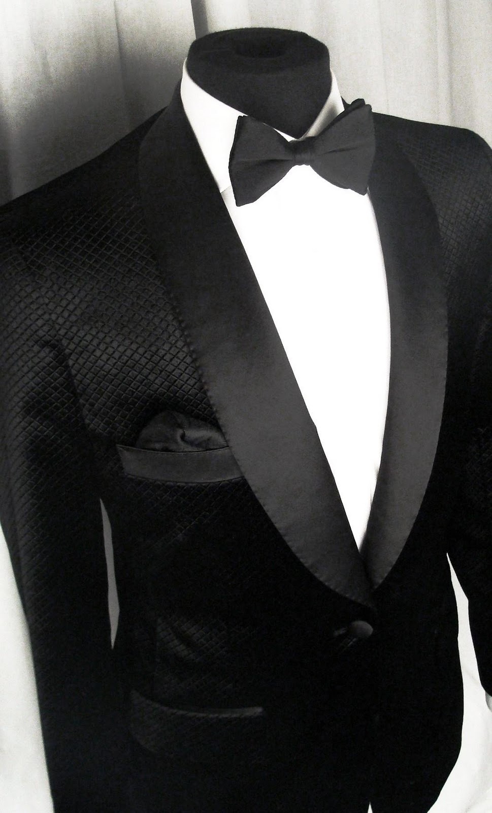 When wearing a tuxedo,