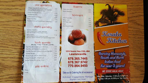 Indian Restaurant «Kerala Kitchen Restaurant», reviews and photos, 1215 Scenic Hwy N #4, Lawrenceville, GA 30045, USA