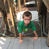 Bryan playing at the Jungle Gym at the Nashville Zoo 09032011