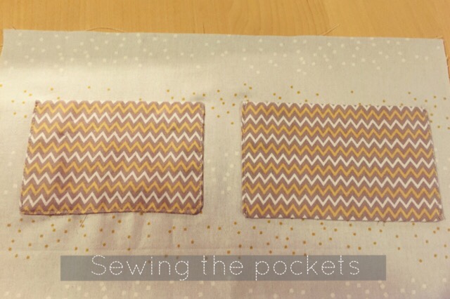 sewing zigzag korean fabric pockets