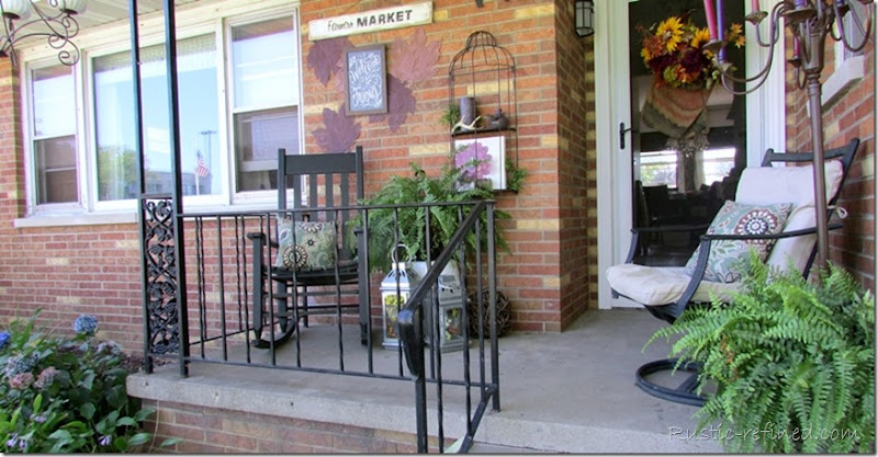 A quick and budget friendly Do It Yourself Project to enlarge the front porch in one weekend.