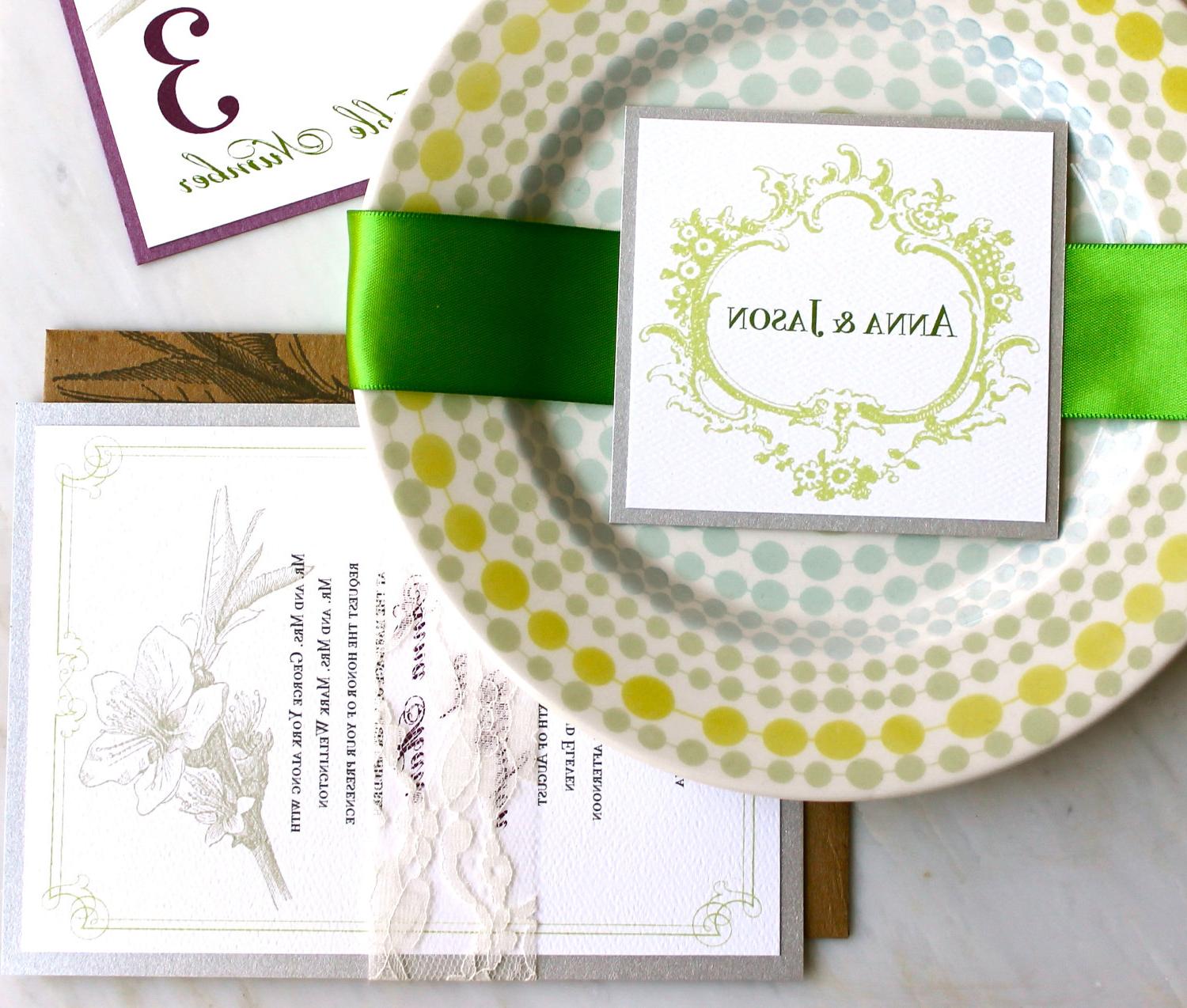 Floral Lace - Place Cards,