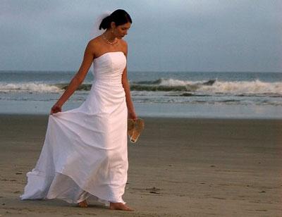 beach wedding dresses.