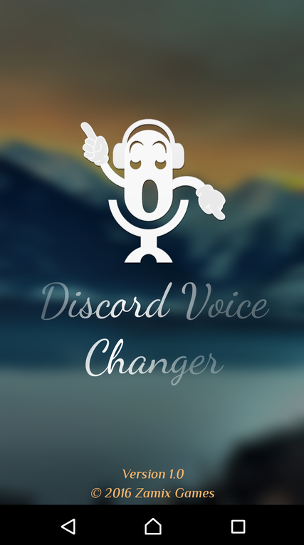 Android application Discord Voice Changer screenshort