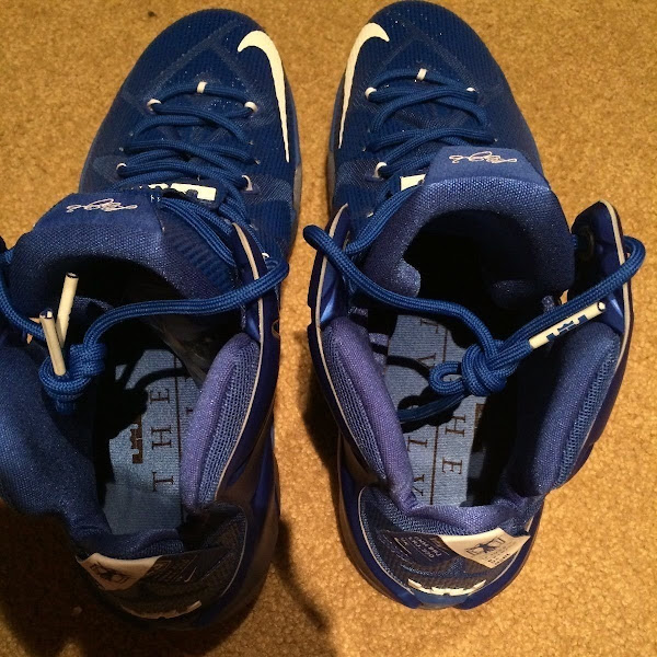 Nike LeBron 12 Kentucky Wildcats Away PE Available on eBay