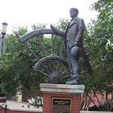 Statue of Thomas Ryman the founder of the Ryman Auditorium in Nashville TN 09042011
