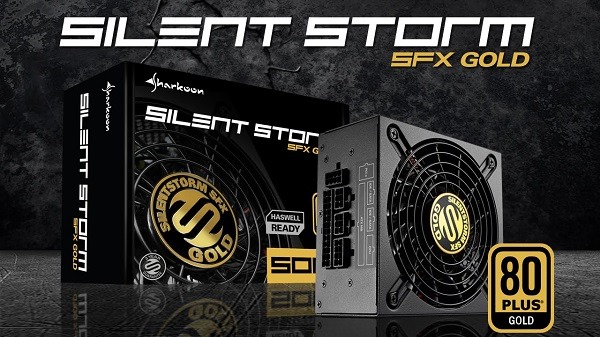 Sharkoon Silent Storm 500W Gold