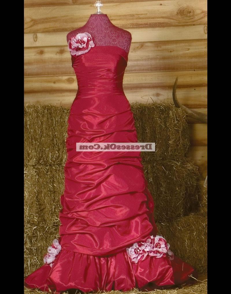 red wedding dresses