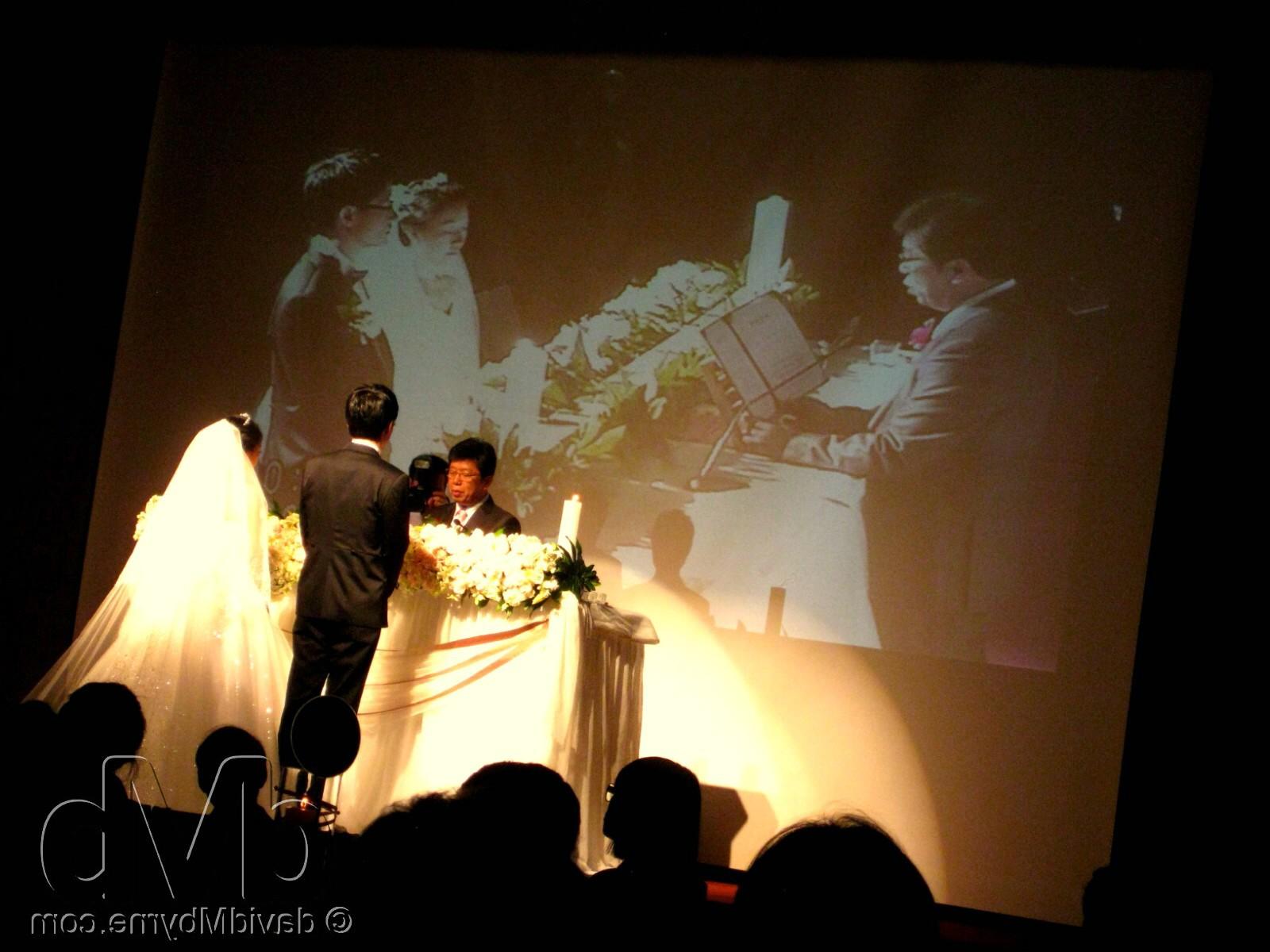 A wedding, Korean style     a