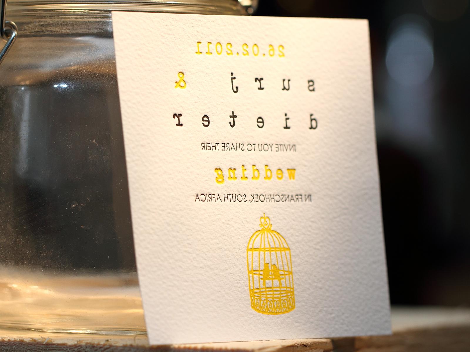 wedding Letterpress 