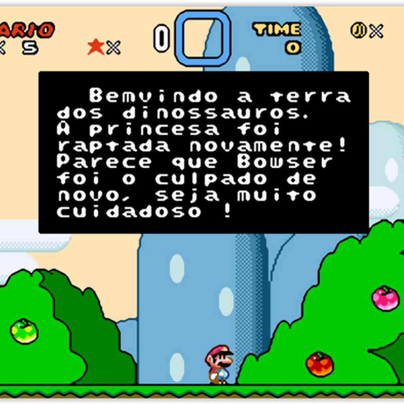 Super nintendo completo com mario world Pt-br