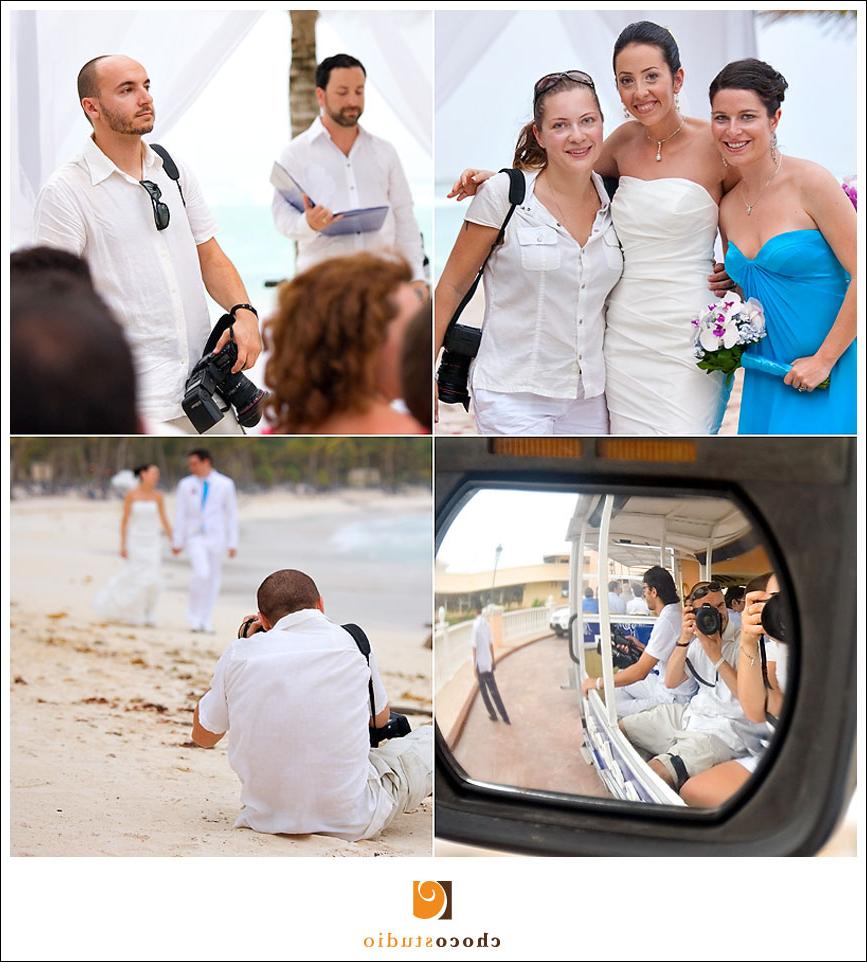Wedding photographers at the