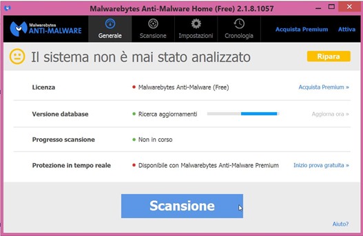 Scansione-computer-malwarebytes