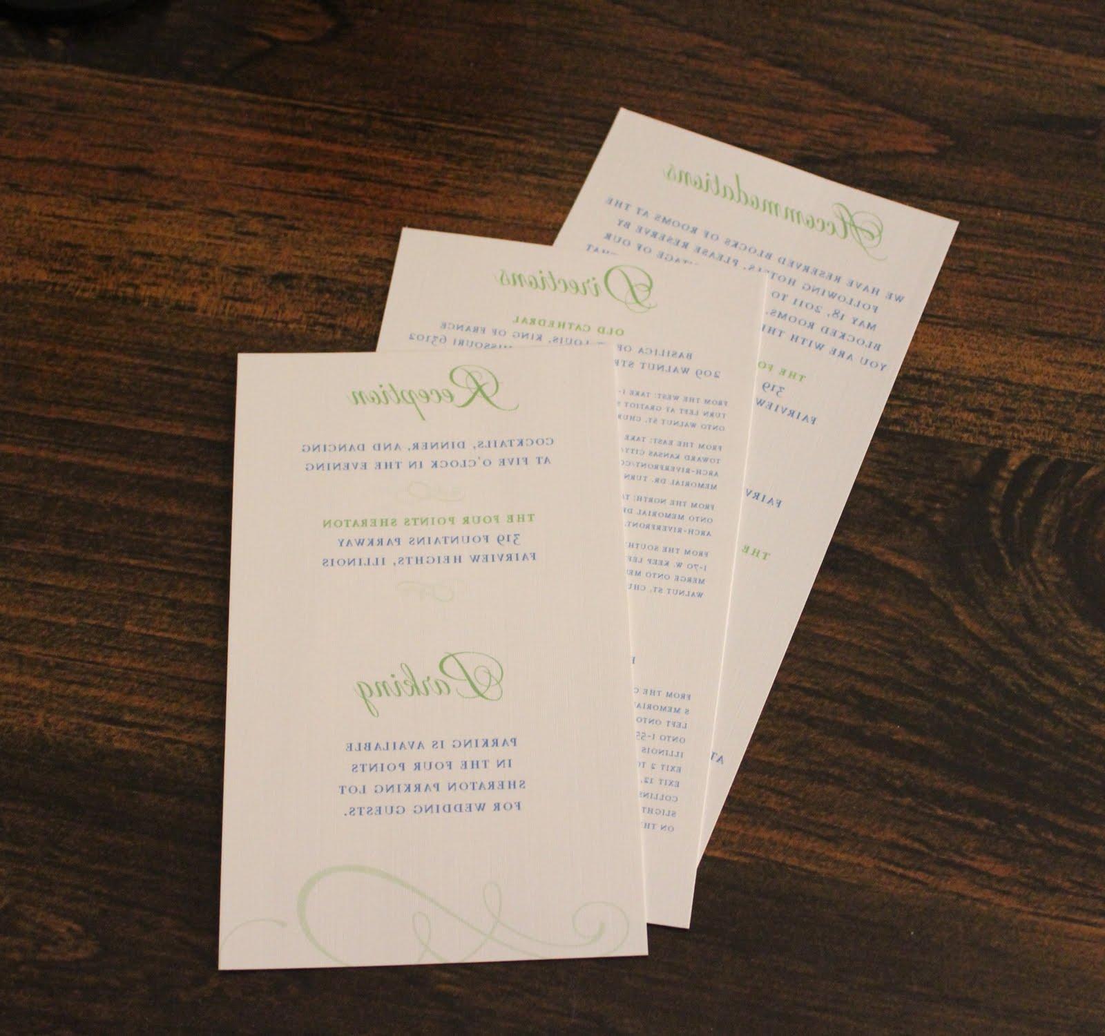 pocket wedding invitations