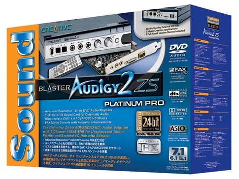 Download Driver Sound Blaster Audigy ZS Platinum Pro For Windows Vista