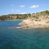 De kust van Kefalonia. De kust van Kefalonia.
