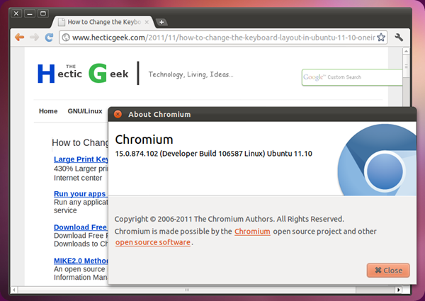 Nuovo aggiornamento per Chromium: finora nessun crash.