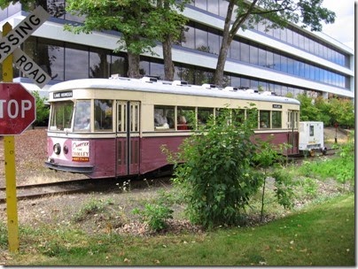 IMG_8446 Willamette Shore Trolley at Nebraska Street in Portland, Oregon on August 19, 2007