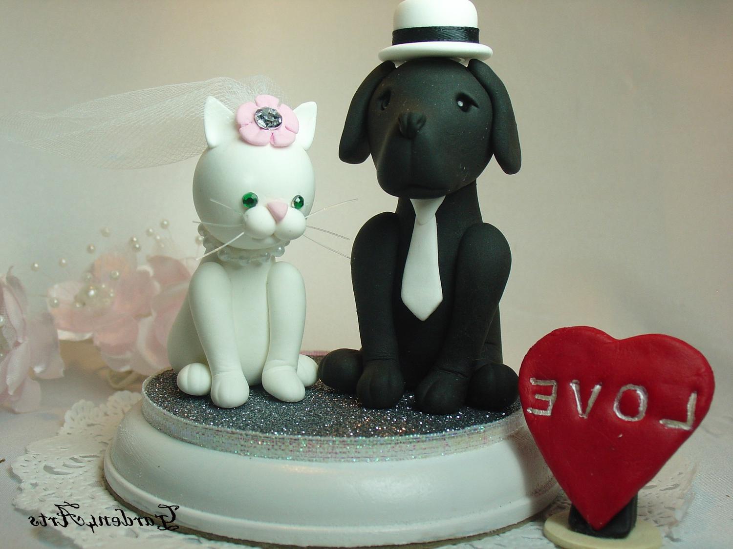 Cat Wedding Cake Topper