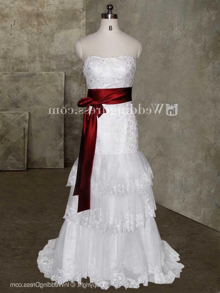 strapless wedding dress