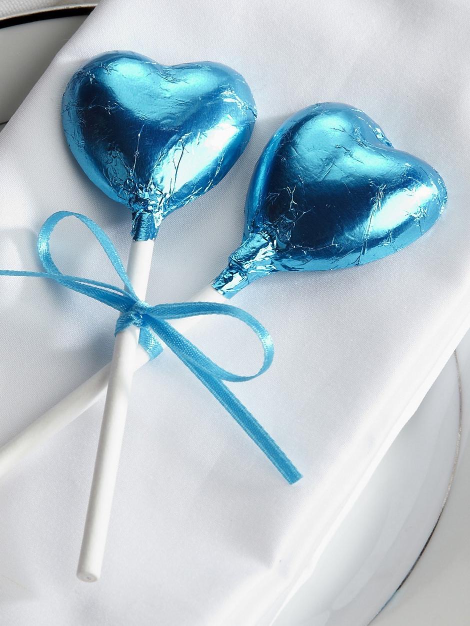 Turquoise Chocolate Heart