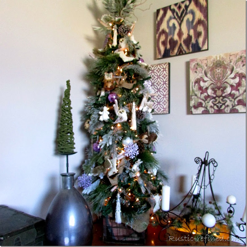 decorations on a christmas tree