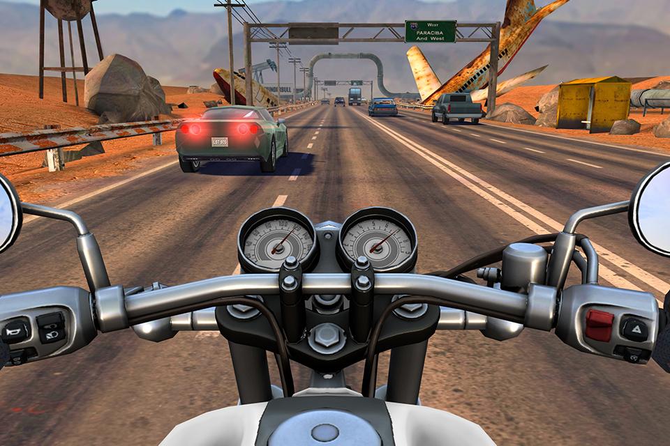 Android application Moto Rider GO: Highway Traffic screenshort